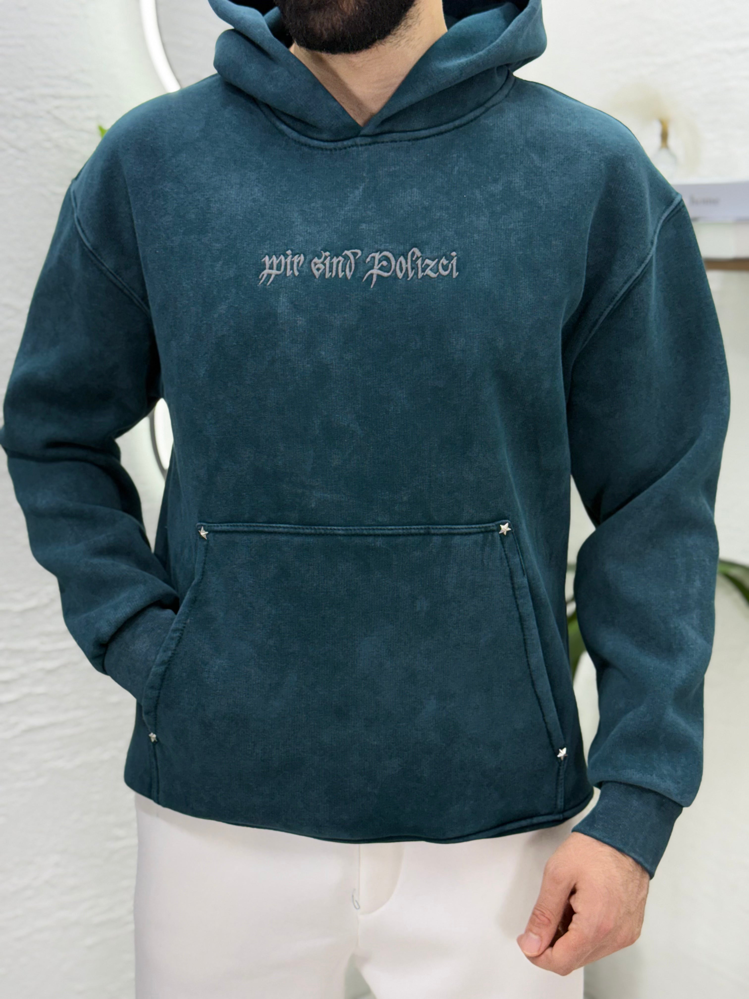 Ön arka nakış baskısı yıkamalı %100 pamuk Sweet tişört