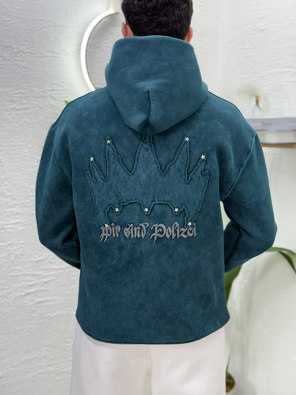 Ön arka nakış baskısı yıkamalı %100 pamuk Sweet tişört