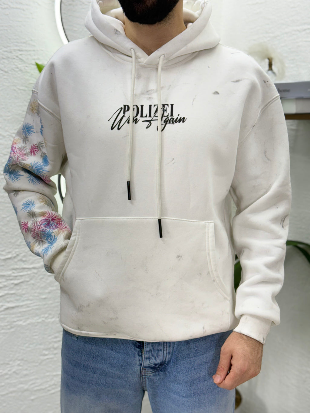 Dijital baskılı Sweet tişört üç iplik Oversize kalıp