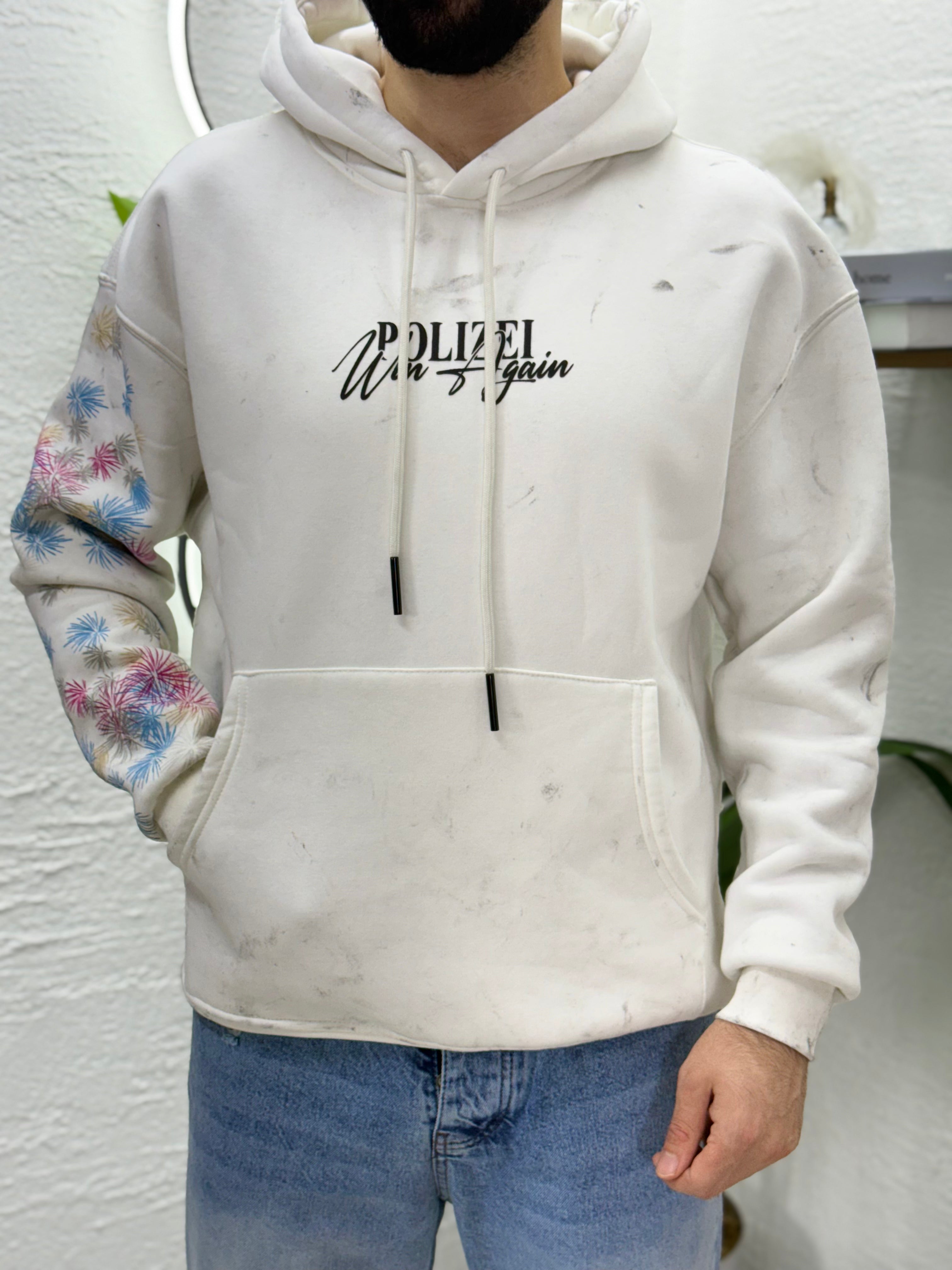 Dijital baskılı Sweet tişört üç iplik Oversize kalıp