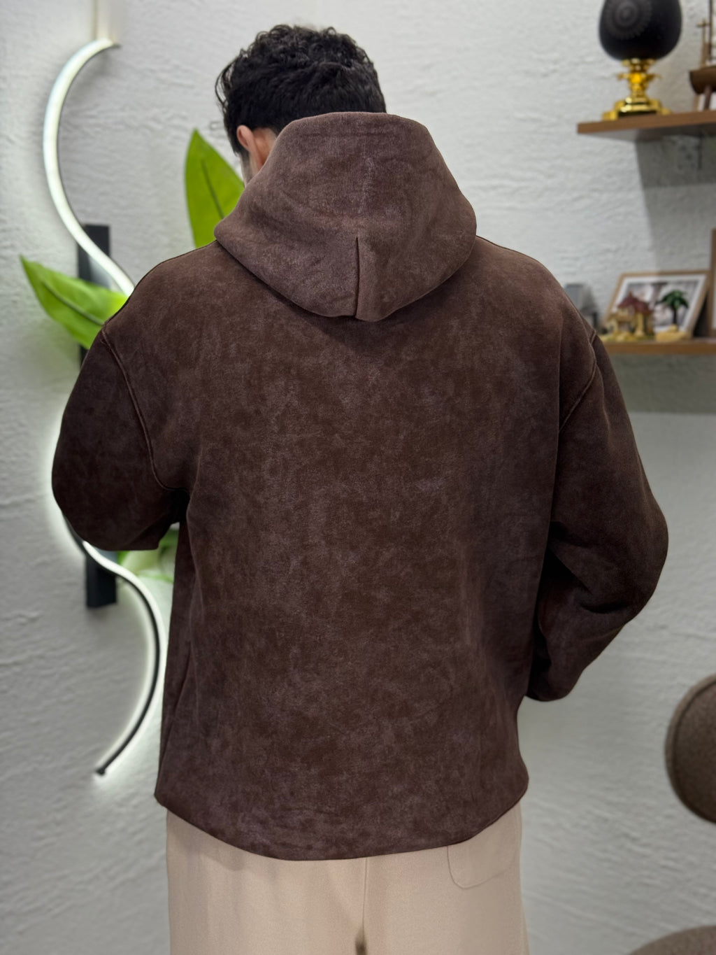 Önden kumaşı kendisinden baskılı %100 pamuk yıkamalık Sweet tişört