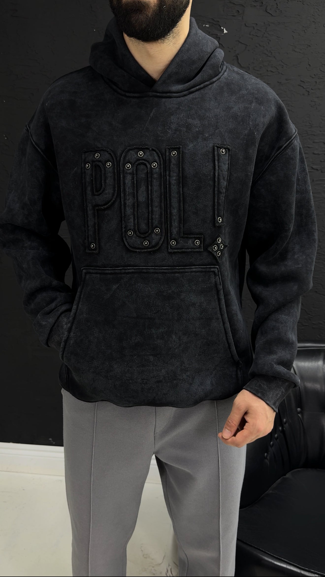 Önden kumaşı kendisinden baskılı %100 pamuk yıkamalık Sweet tişört