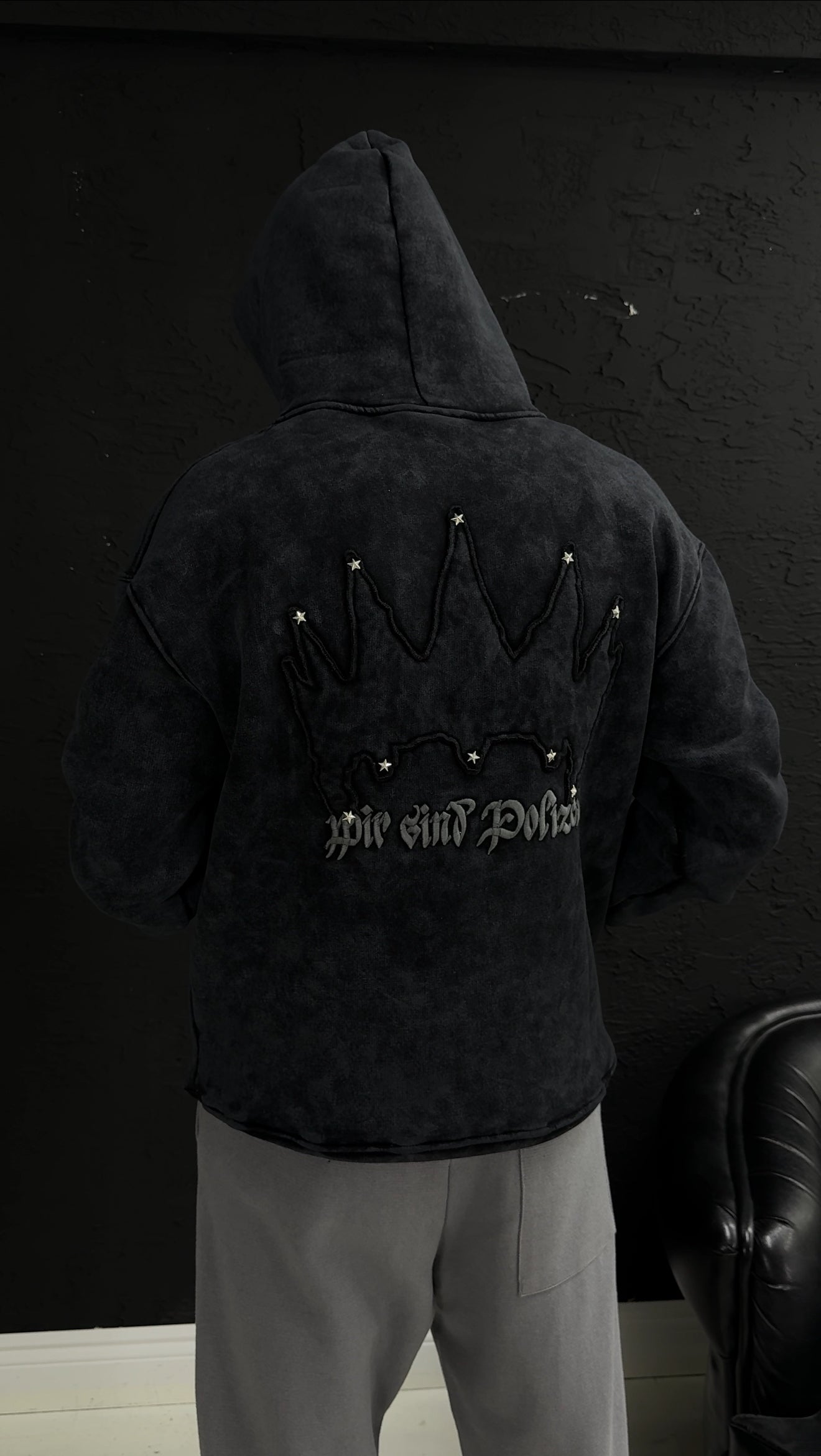 Ön arka nakış baskısı yıkamalı %100 pamuk Sweet tişört