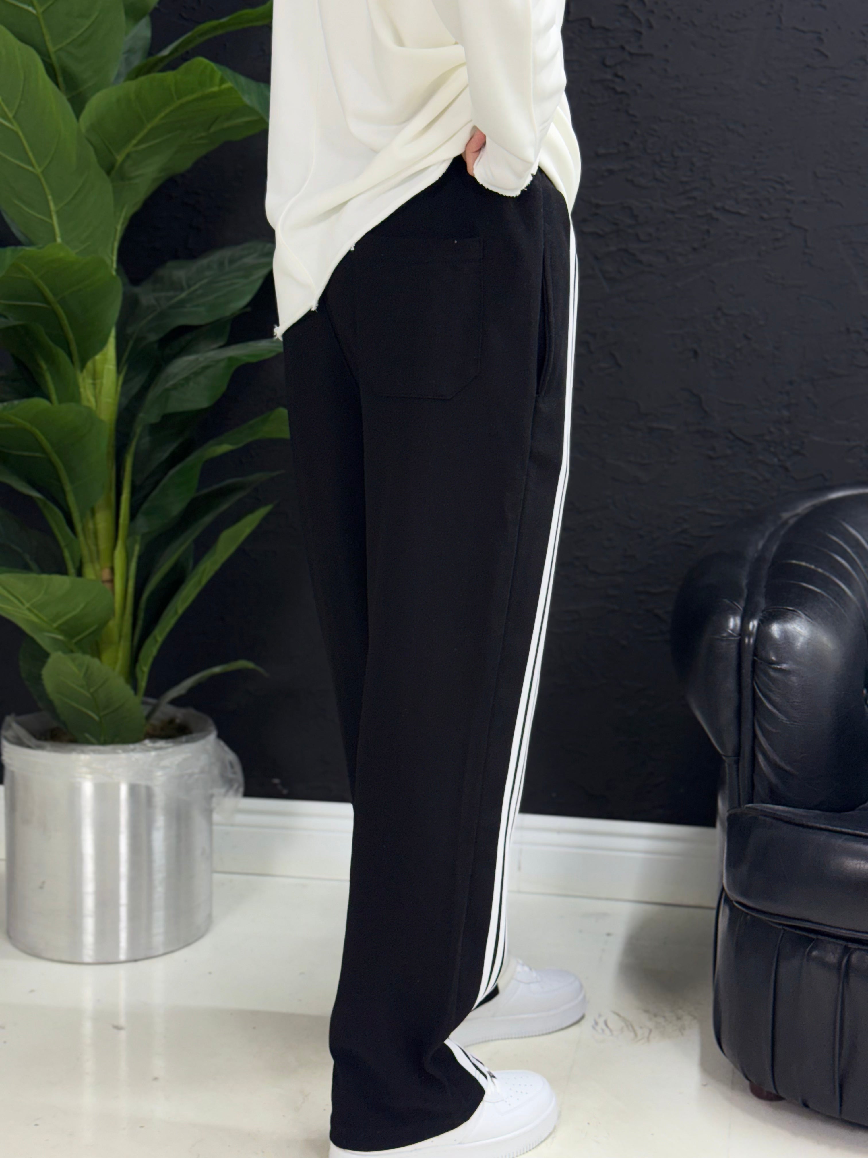 Durup tasarım iki iplik %100 pamuk eşofman pantolon