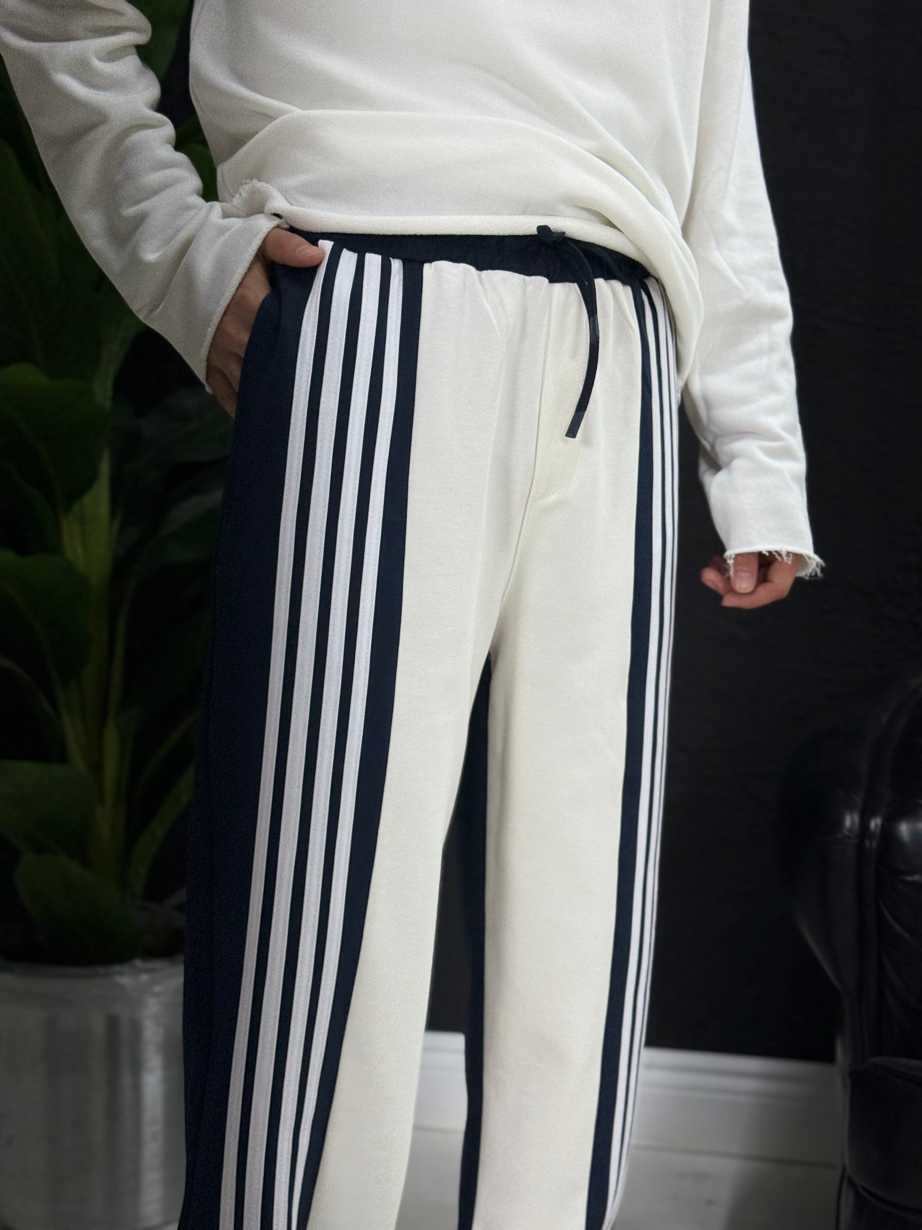 Durup tasarım iki iplik %100 pamuk eşofman pantolon