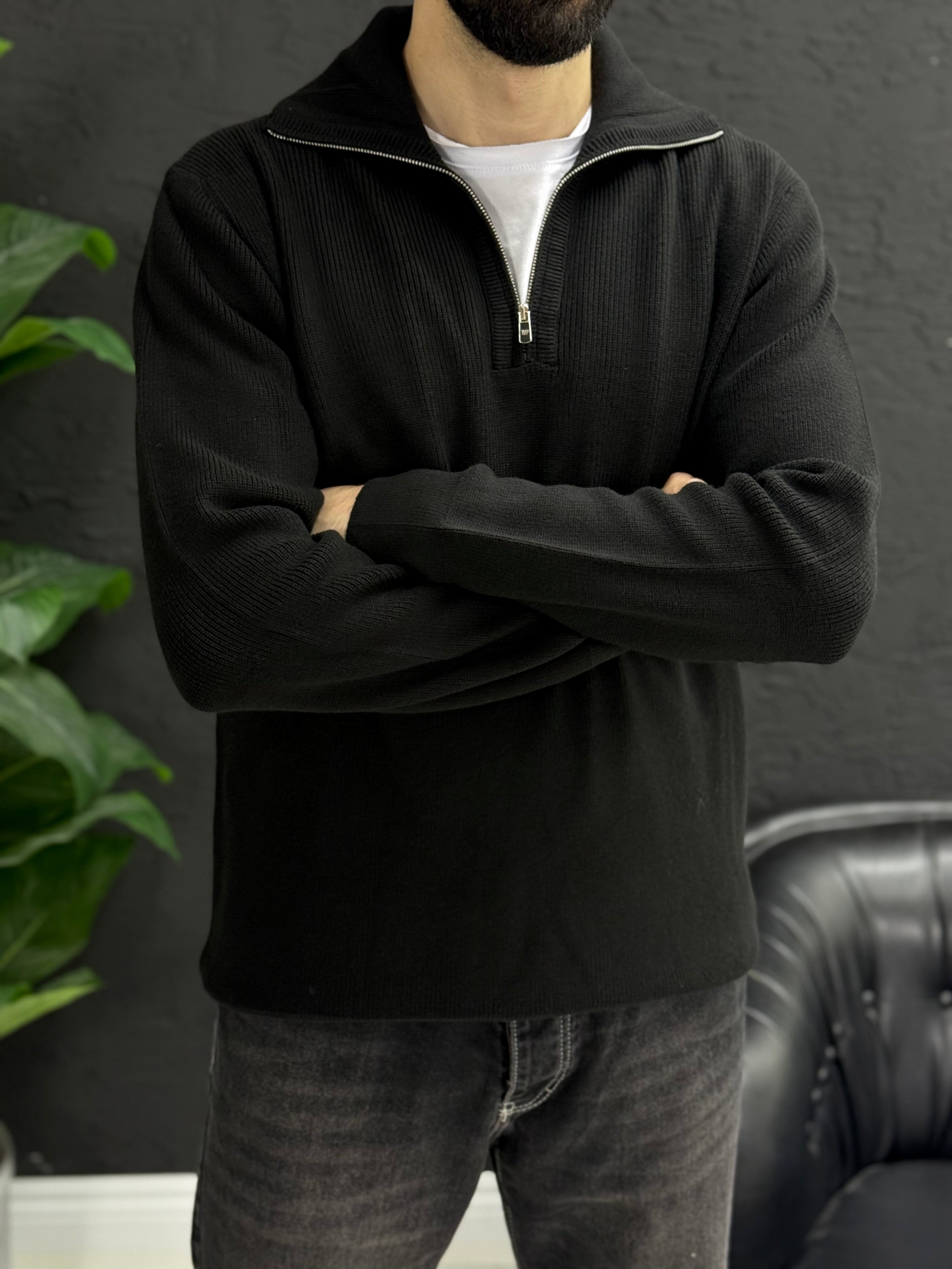 Sade geniş polo  yaka tişört kalıbı standart