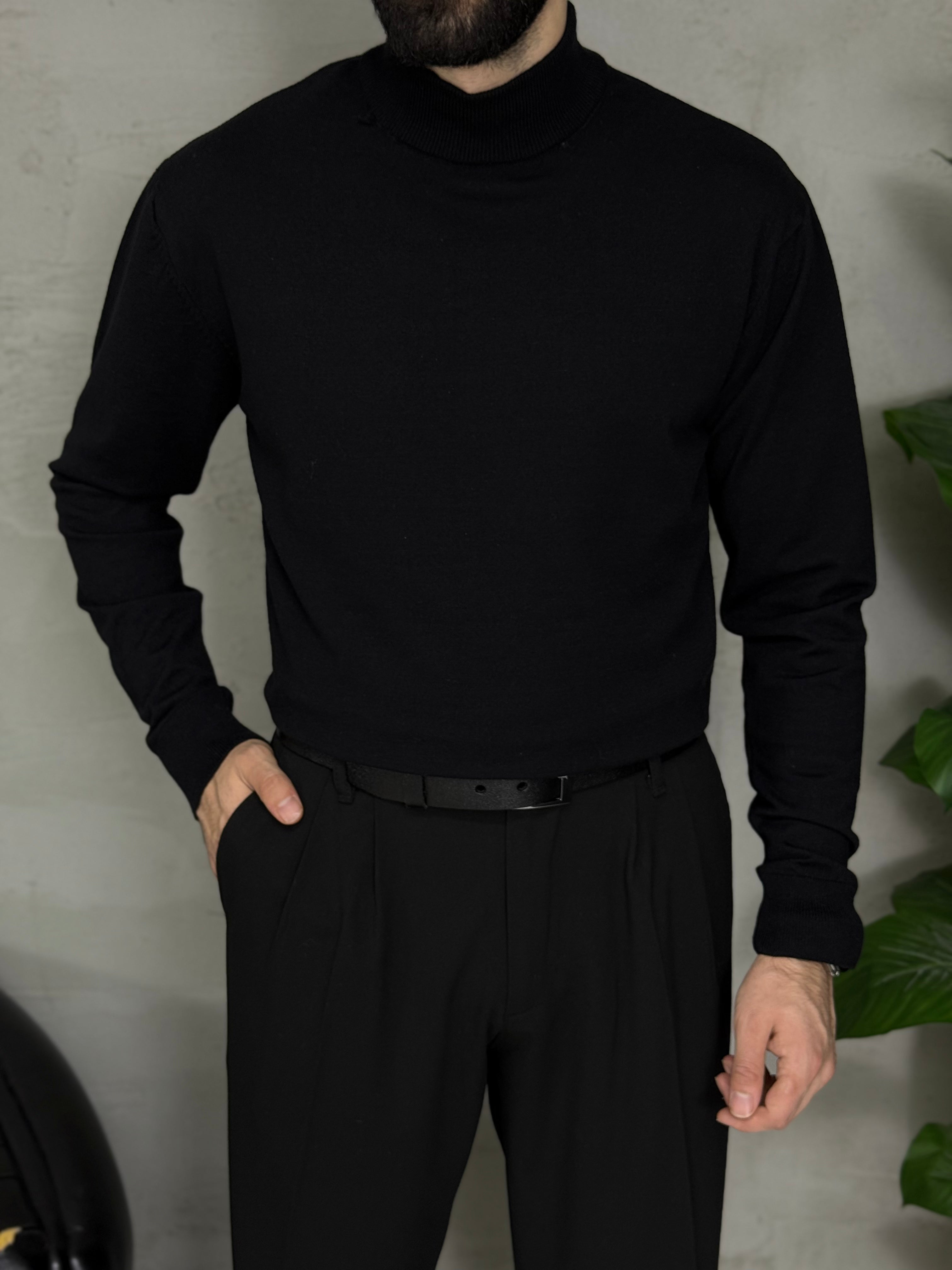 Boğazlı yaka %100 pamuk yıkamalı kumaş kalıp Slim fit badi