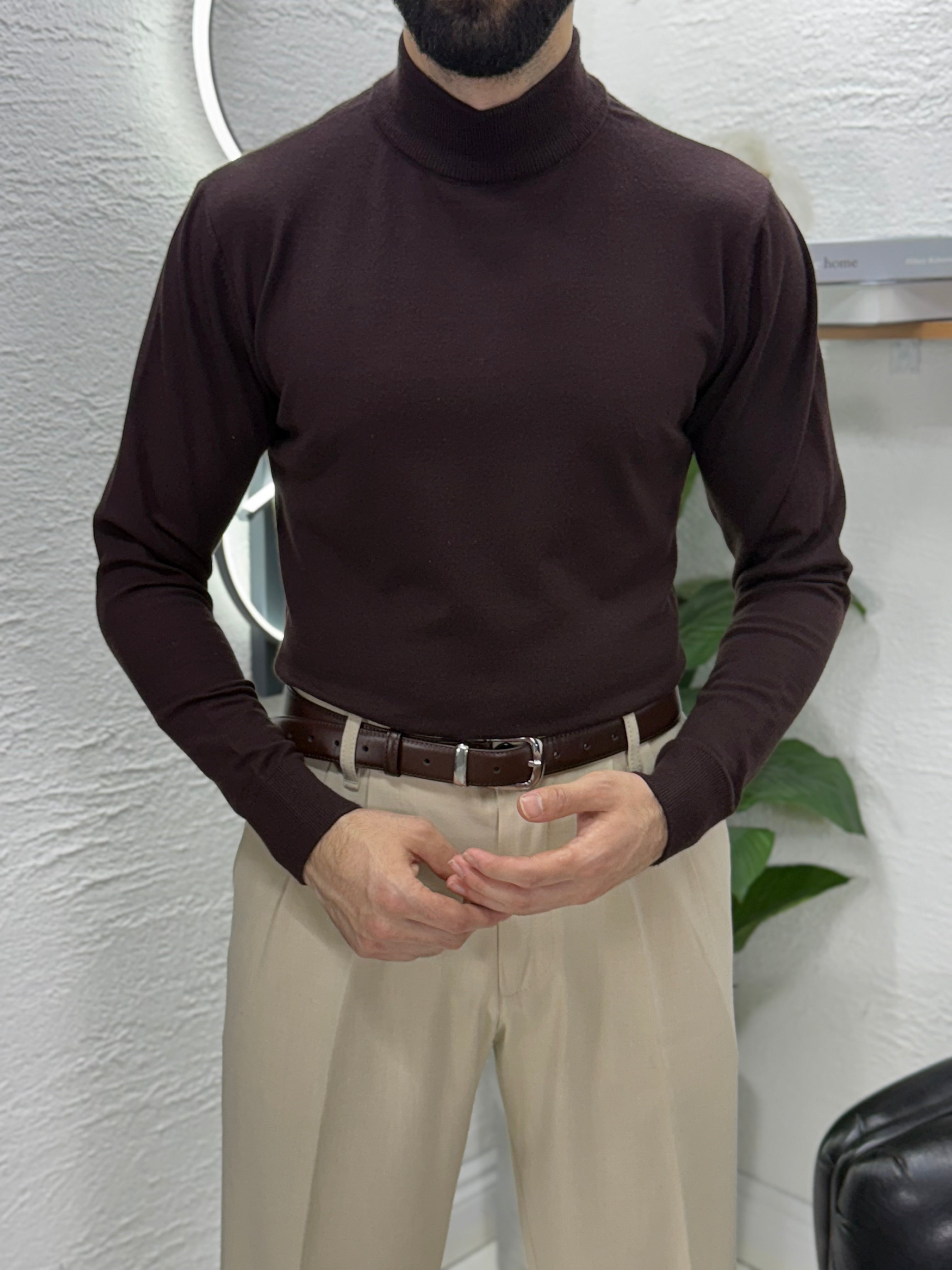 Boğazlı yaka %100 pamuk yıkamalı kumaş kalıp Slim fit badi