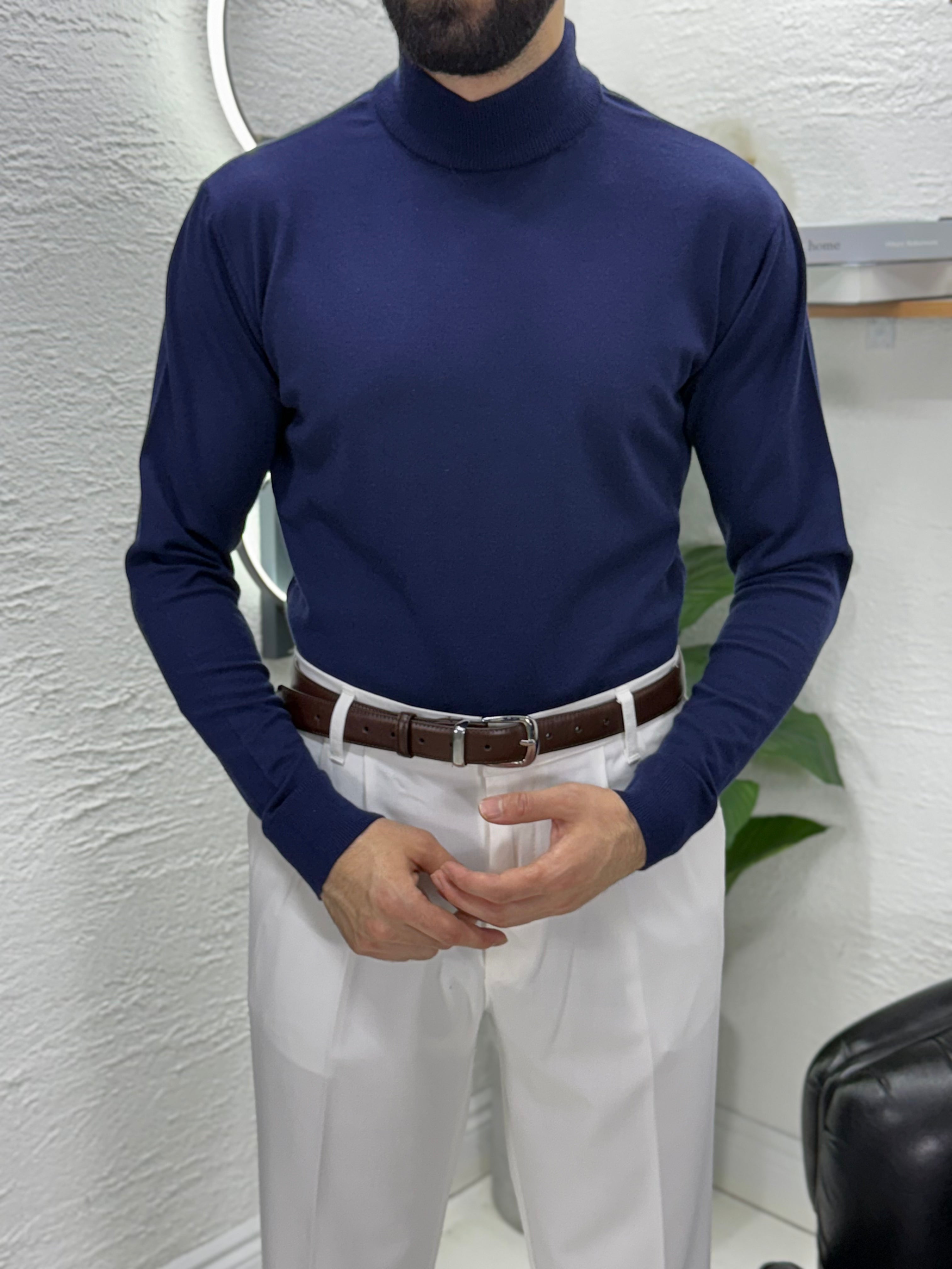 Boğazlı yaka %100 pamuk yıkamalı kumaş kalıp Slim fit badi