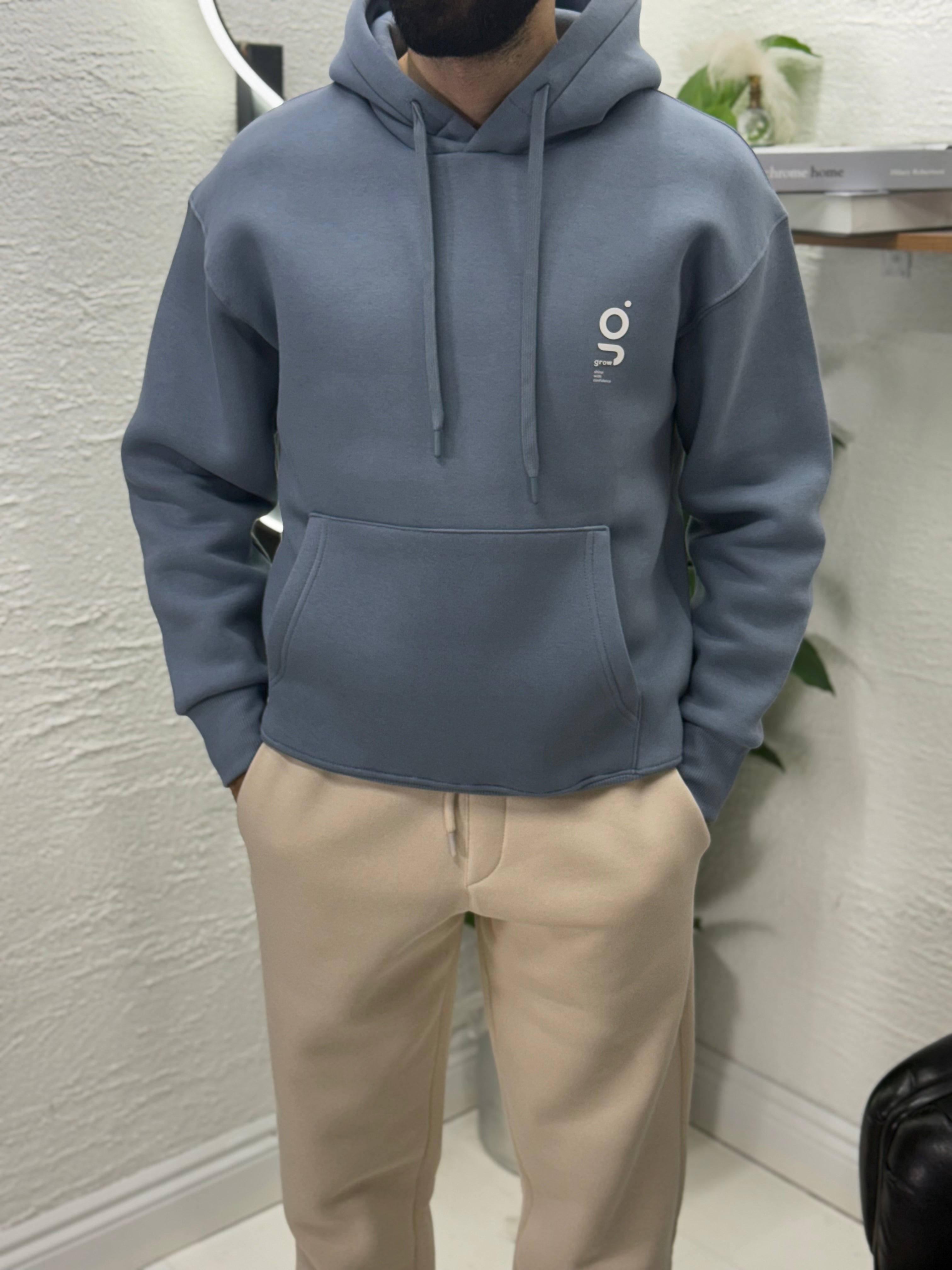 Kapşonlu %100 pamuk Şardonlu Sweet tişört