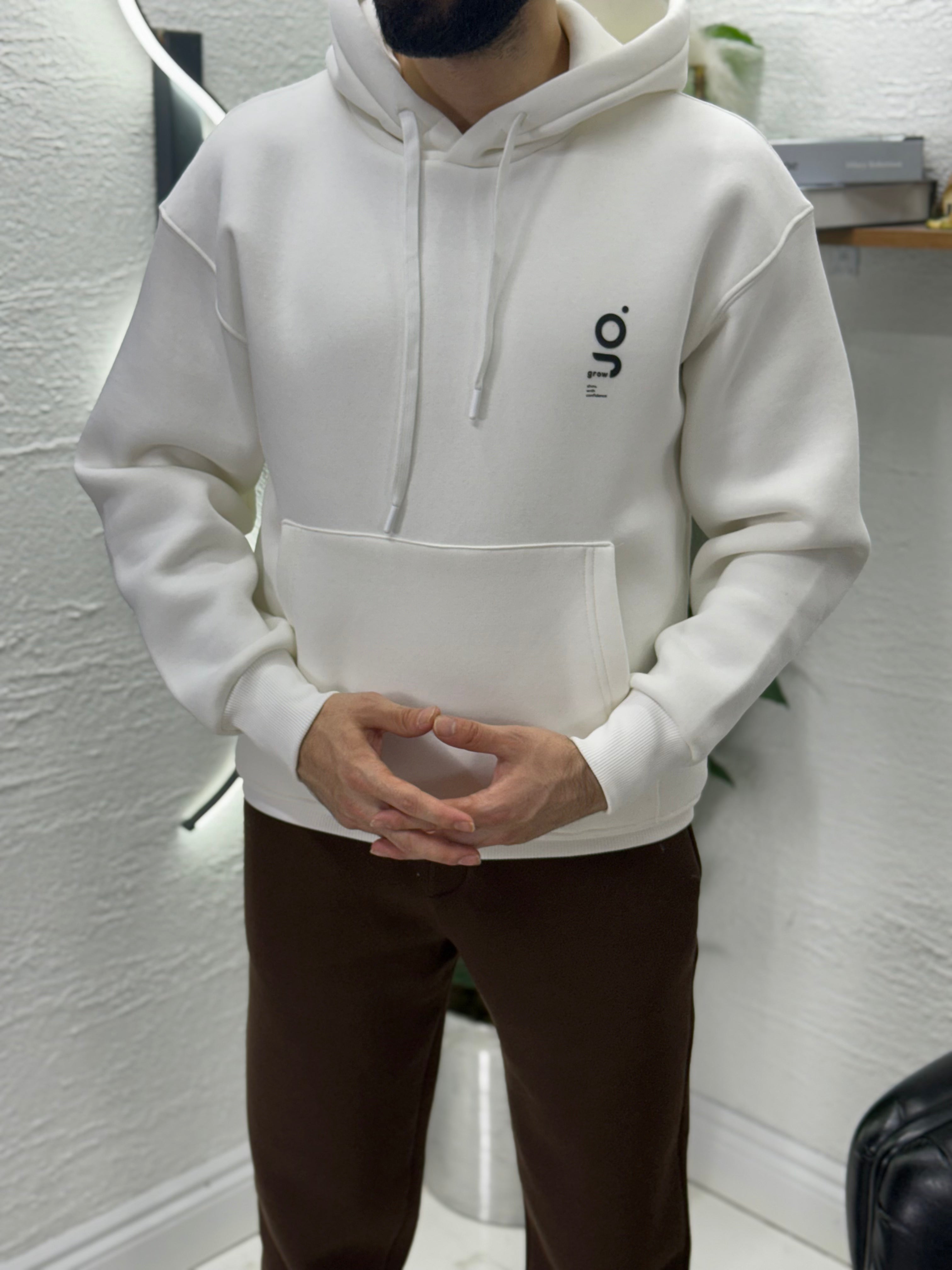 Kapşonlu %100 pamuk Şardonlu Sweet tişört